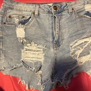 Ripped Jean shorts only been worn a couple times